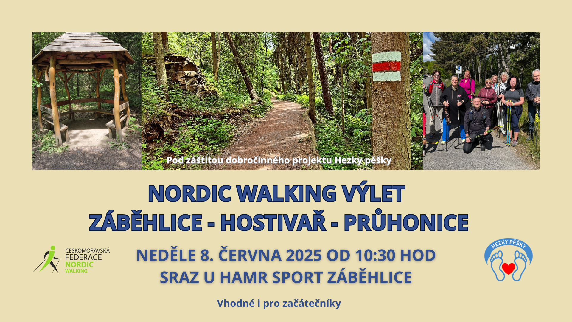 NW výlet - Záběhlice Hostivař Průhonice